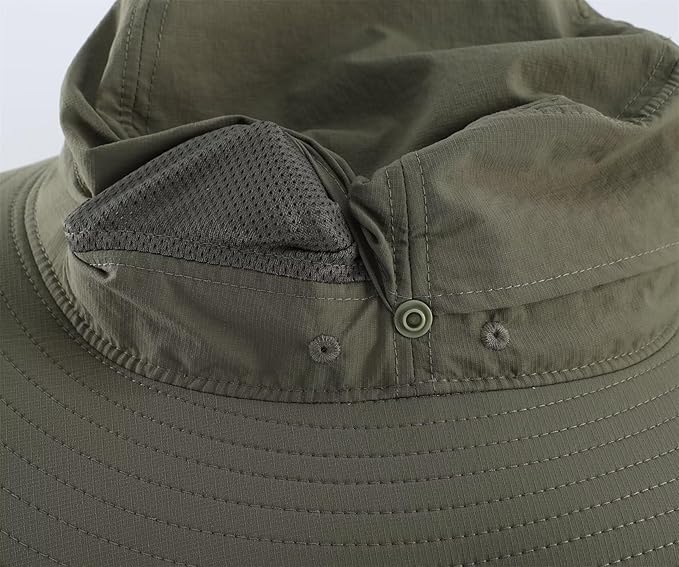 Connectyle Sun Hat for Men Women Outdoor UV Protection Safari Hat for Fishing - Image 5