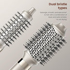 MESCOMB 5-in-1 Hot Air Styler Kit – 110,000 RPM Fast-Drying Dryer, Auto-Wrap Curlers, Straightening & Volumizing Brushes All-in-One (Champagne White)