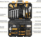 DEKOPRO 158 Piece Tool Set-General Household Hand Tool Kit, Auto Repair Tool Set - Image 2