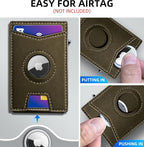 Airtag Wallet for Men, with Money Clip Gift Boxed, Slim Front Pocket Wallet - Image 4