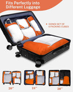 Compression Packing Cubes, Gonex Extensible Storage Mesh Bags Organizers - Image 5