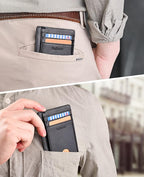 Buffway Slim Minimalist Front Pocket RFID Blocking Leather Wallets - Image 6