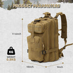 Small Military Tactical Backpack, 30L Tactical Assault Bag - Image 3