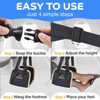 Portable Airplane Foot Hammock for Plane Travel - Image 7