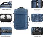 Carry On Backpack, Extra Large 50L Travel Backpack - Image 3