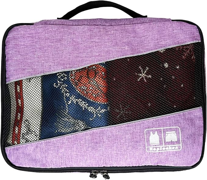 5 Set Packing Cubes for Travel Large Suitcase Luggage Organizer Bags Travel - Image 5