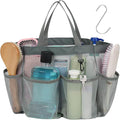 F-color Mesh Shower Caddy Portable, Upgrade Deeper 7 Pockets Shower Bag Basket by F-color