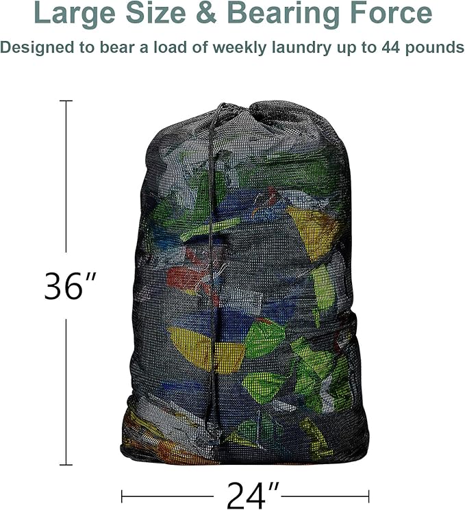 Dalykate Mesh Laundry Bags, Heavy Duty - Image 2