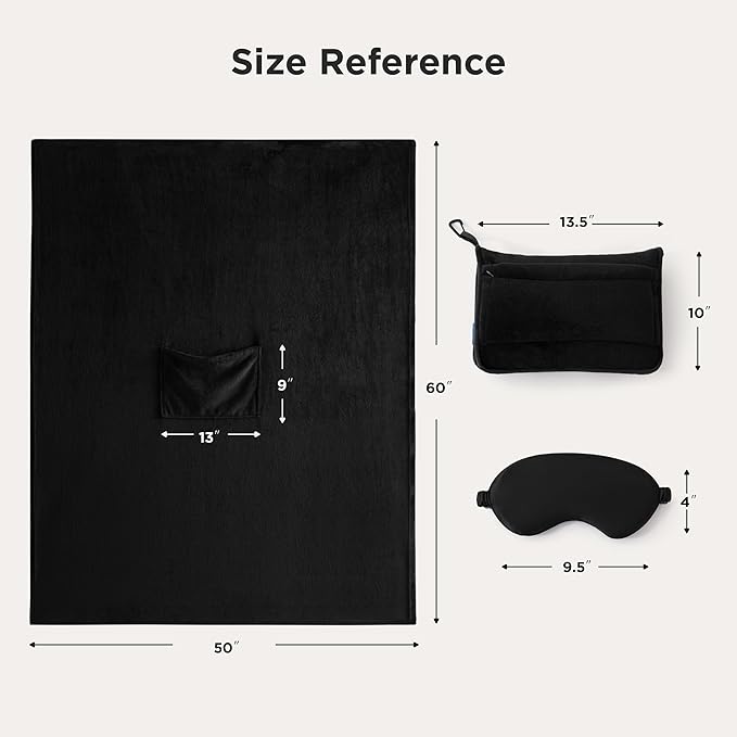 Bedsure Travel Blanket Airplane Compact - Image 6
