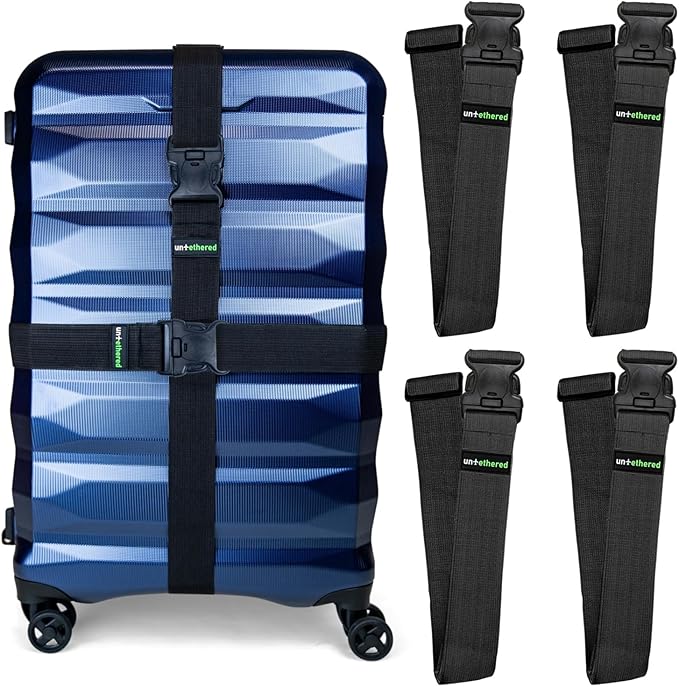 Untethered Luggage Straps | TSA-Approved Suitcase Belts by Untethered