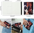 Passport Holder for Women and Men PU Leather Passport Cover for Travel - Image 4