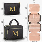 Personalized Gifts for Women, Initial Toiletry Bag Hanging Travel Organizer & - Image 2