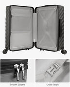LUGGEX Luggage with Spinner Wheels, Polycarbonate Hard Shell Suitcase, Carry On - Image 8