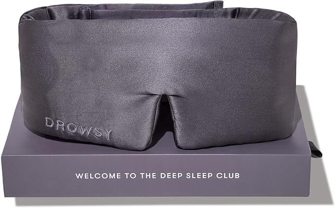 DROWSY Silk Sleep Mask. Face-Hugging, Padded Silk Cocoon by Drowsy