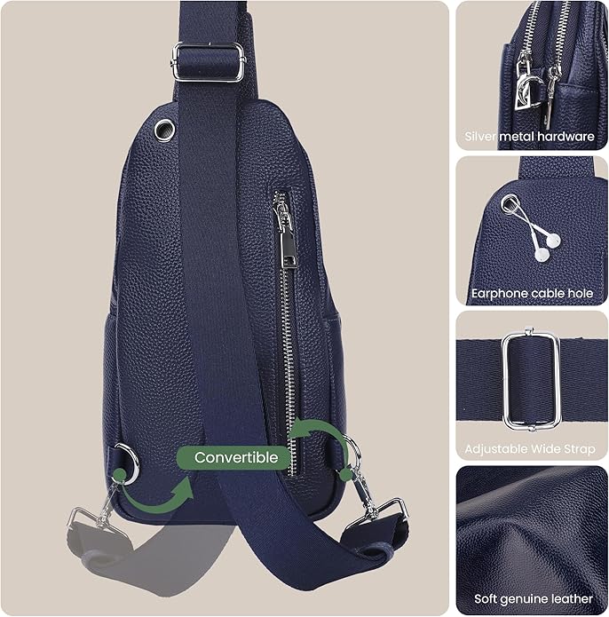 befen Genuine Leather Small Sling Bag - Image 6