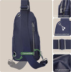 befen Genuine Leather Small Sling Bag - Image 6