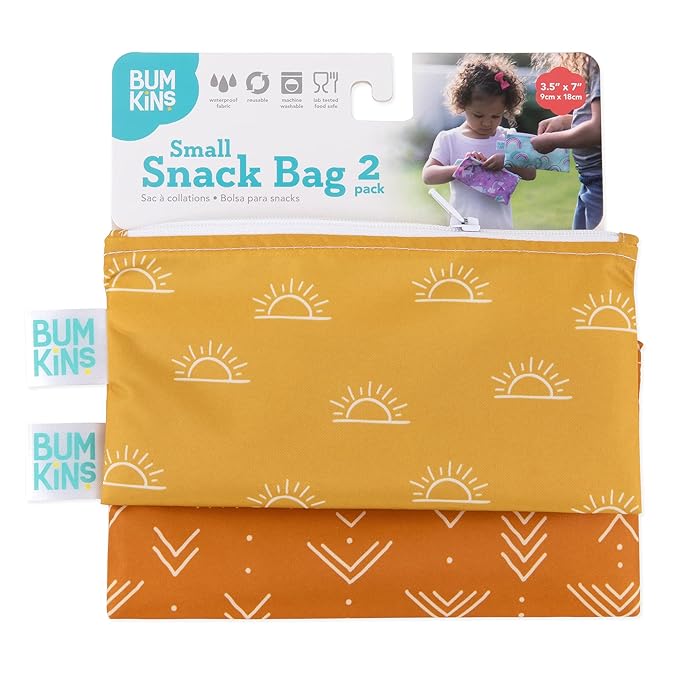 Bumkins Reusable Snack Bags, for Kids School Lunch and for Adults Portion - Image 6