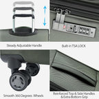 KROSER Softside Expandable Carry On Luggage - Image 4