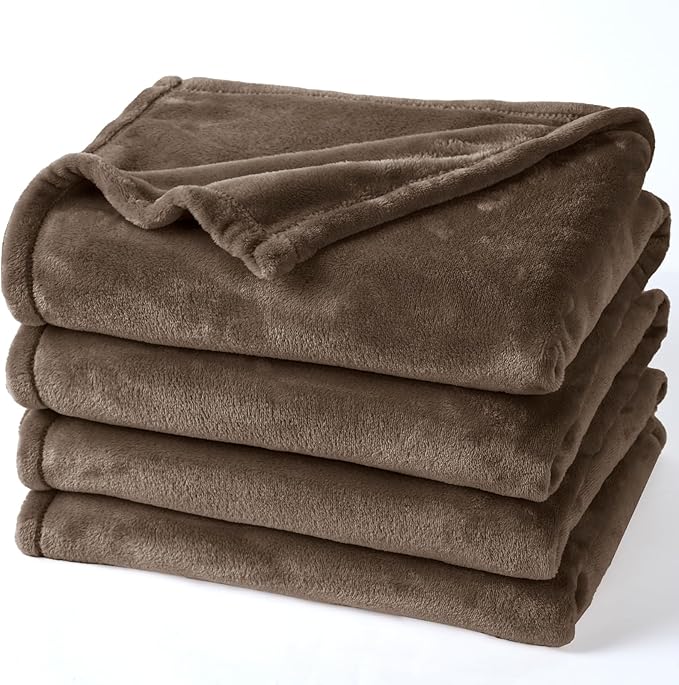 PHF Ultra Soft Fleece Blanket Twin Size, No Shed No Pilling Luxury Plush Cozy by PHF