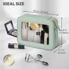 Prite Clear Makeup Bag Cosmetic Organizer Case Waterproof Travel Toiletry Bag - Image 3
