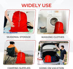 Laundry Bag with Locking Closure Drawstring – Extra Large Heavy Duty 100% Nylon - Image 4