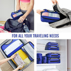 Veken 8 Set Packing Cubes for Travel Essentials, Suitcase Organizer Bags in 4 - Image 7
