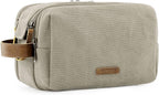 BAGSMART Toiletry Bag for Men, Canvas Travel Toiletry Organizer Dopp Kit by BAGSMART