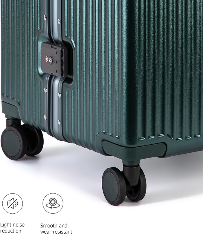 feilario 30in Super Large Captain Aluminum Frame Hardside Spinner Wheels Luggage - Image 7