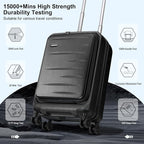 Carry On Luggage 22×14×9 Airline Approved, 20 Inch Lightweight ABS+PC Hard - Image 7