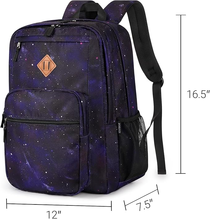 ZORFIN 26L Backpack for College, and Travel: Water Resistant Bookbag - Image 3