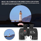 Aomekie 10x50 Binoculars for Adults Marine Military Binoculars Waterproof - Image 5