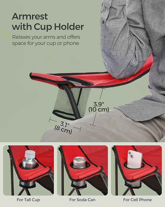 SONGMICS Folding Camping Chair, - Image 8