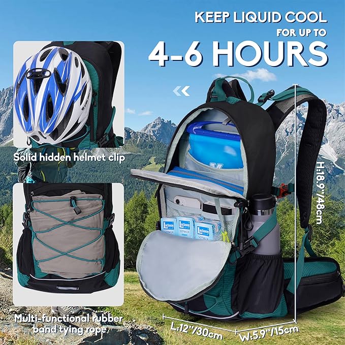 Hydration Backpack 3L Water Bladder, Hiking Water Backpack - Image 3