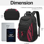 Boavan Laptop Backpack for men, 17.3 inch Laptop Bag - Image 2