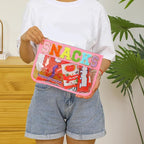 DYSHAYEN Chenille Letter Clear Zipper Pouch - Image 8