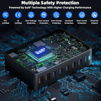 500W Fast Charging 8 Port USB C Charger Block - Image 5