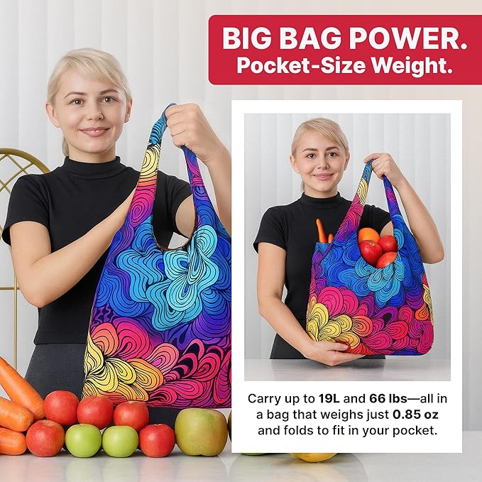 Nanobag Ultra-Lightweight Foldable Tote - Image 4