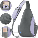 G4Free Sling Bag RFID Blocking Sling Backpack Crossbody Chest Bag Daypack - Image 4