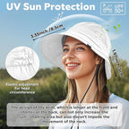 Sukeen Lightweight Bucket Hat for Women Quick-Dry Hiking Hat Packable Foldable - Image 5