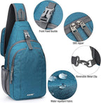 G4Free Sling Bag RFID Blocking Sling Backpack Crossbody Chest Bag Daypack - Image 5
