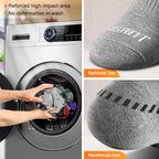 BULLIANT Compression Socks for Men 6Pairs, Athletic Crew Socks Cushioned For - Image 8
