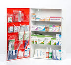 4-Shelf Metal 1st Aid Cabinet Class A, Large Capacity First Aid Wall Mount by HomePage