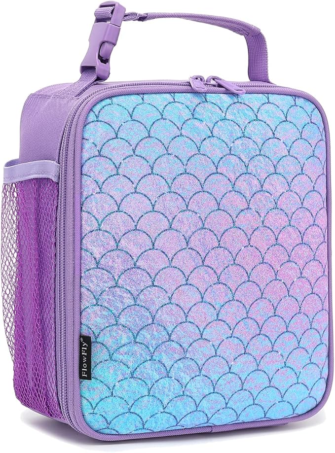 FlowFly Kids Lunch box Insulated Soft Bag Mini Cooler Back to School Thermal by FlowFly