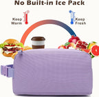 FlowFly Small Insulated Lunch box Portable Soft Bag Mini Cooler Thermal Meal - Image 3