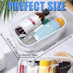 12 Pieces Clear Cosmetic Bag, PVC Waterproof Makeup Bags - Image 2