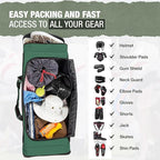 Jetstream Heavy Duty Multi Pocket Durable Sports Gym Equipment Travel Duffel Bag - Image 5