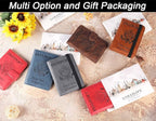 Airtag Passport Holder Cover Wallet Travel Essentials Leather Rfid Blocking - Image 7