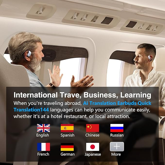 AI Language Translation Earbuds, Translator Earbuds Real Time - Image 5
