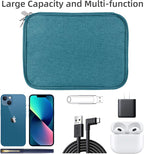 Electronics Organizer, Travel Cable Organizer Bag, Water Resistant Double - Image 3