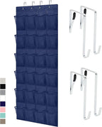 GORILLA GRIP Over the Door Shoe Organizer, 24 Large Breathable Mesh Pockets by GorillaGrip